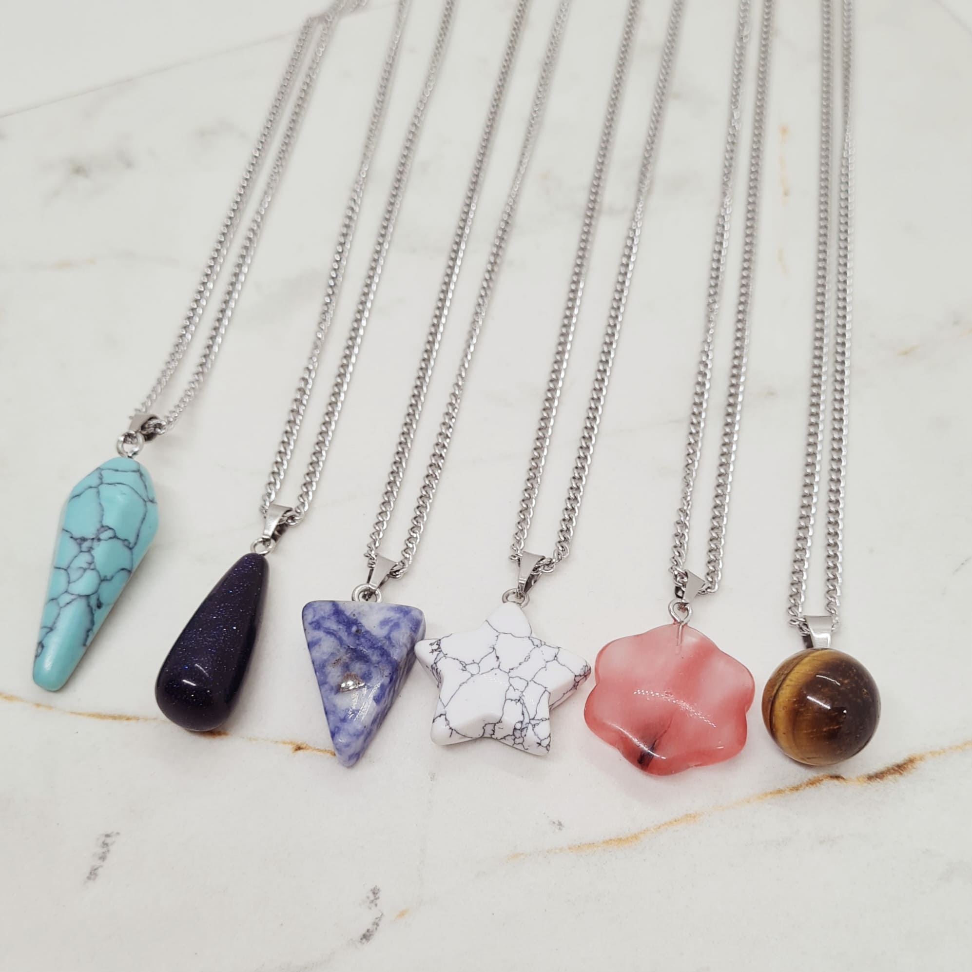Imagen de producto COMBO DE COLLARES DE PIEDRA