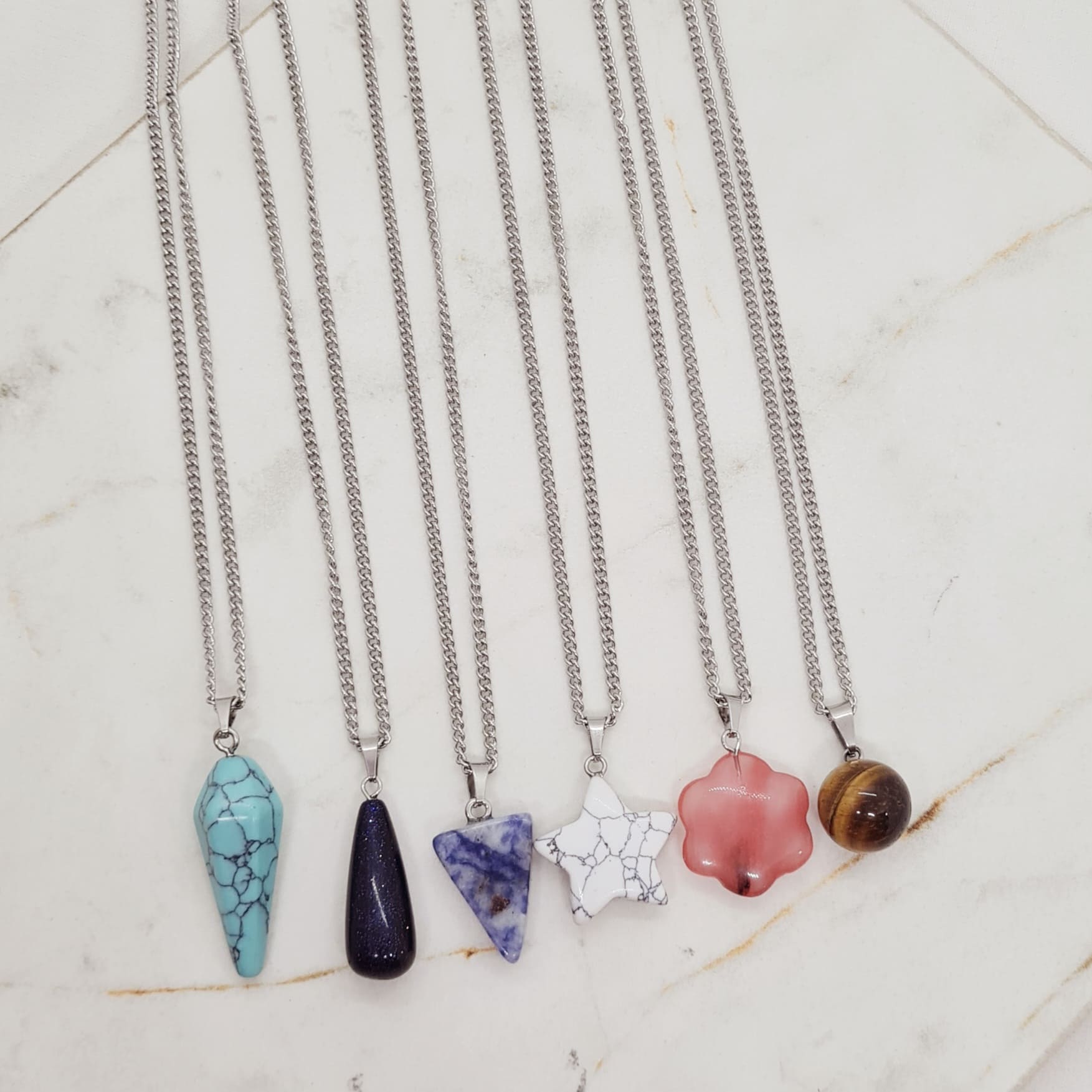 Imagen de producto COMBO DE COLLARES DE PIEDRA