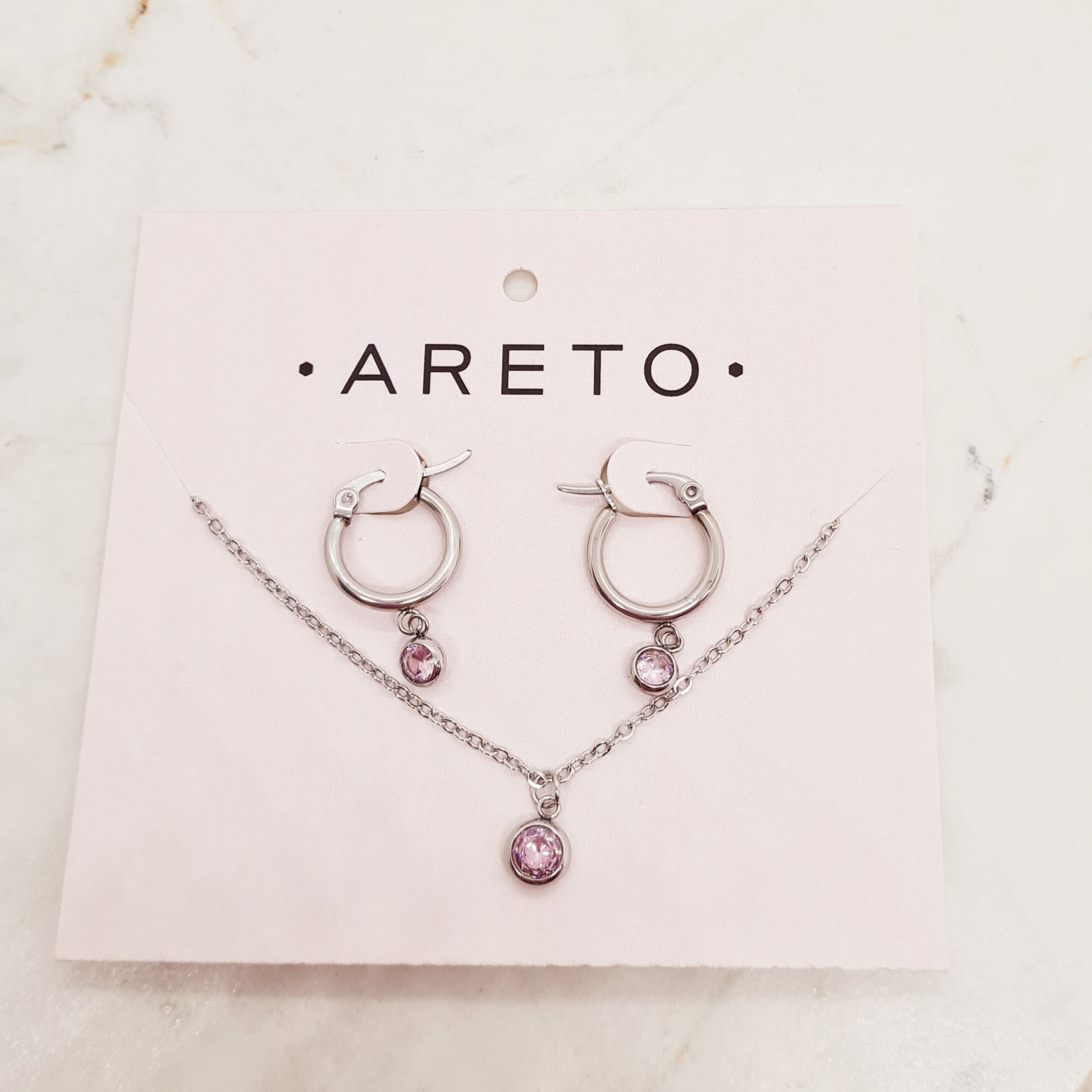 Imagen de producto CONJUNTO CON CUBIC - ROSA