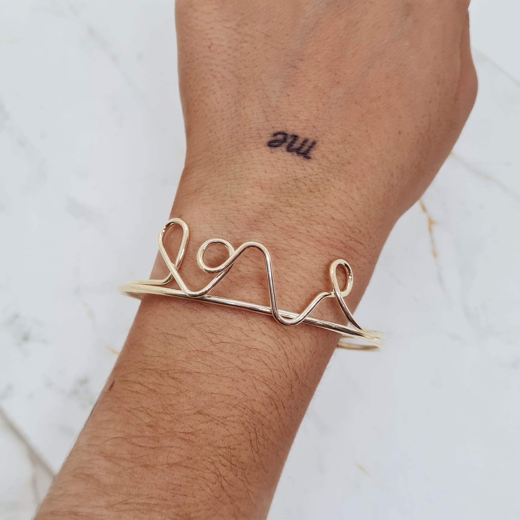 Imagen de producto PULSERA ESCLAVA FANTASIA DORADA FINA - MOD 1