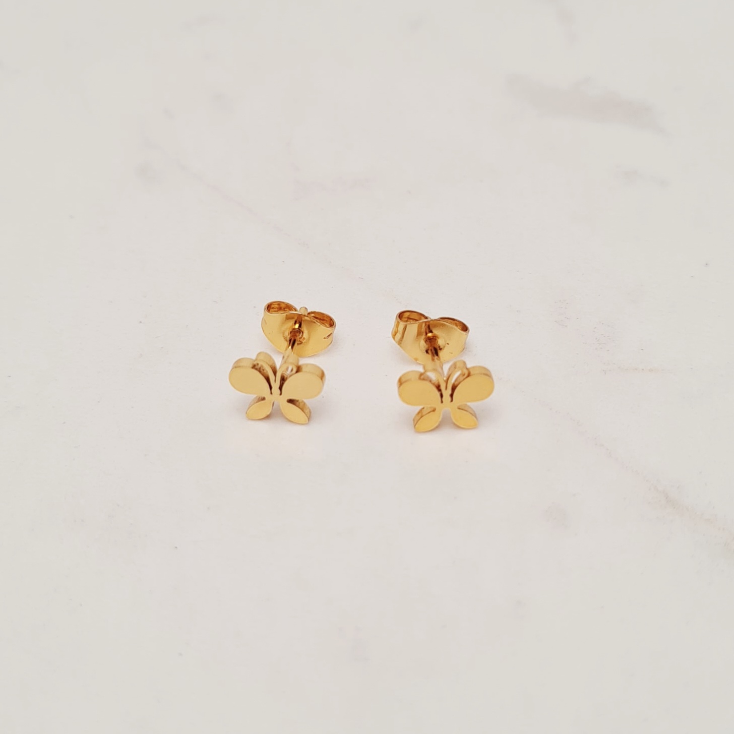 Imagen de producto AROS ACERO DORADO - MARIPOSA 3