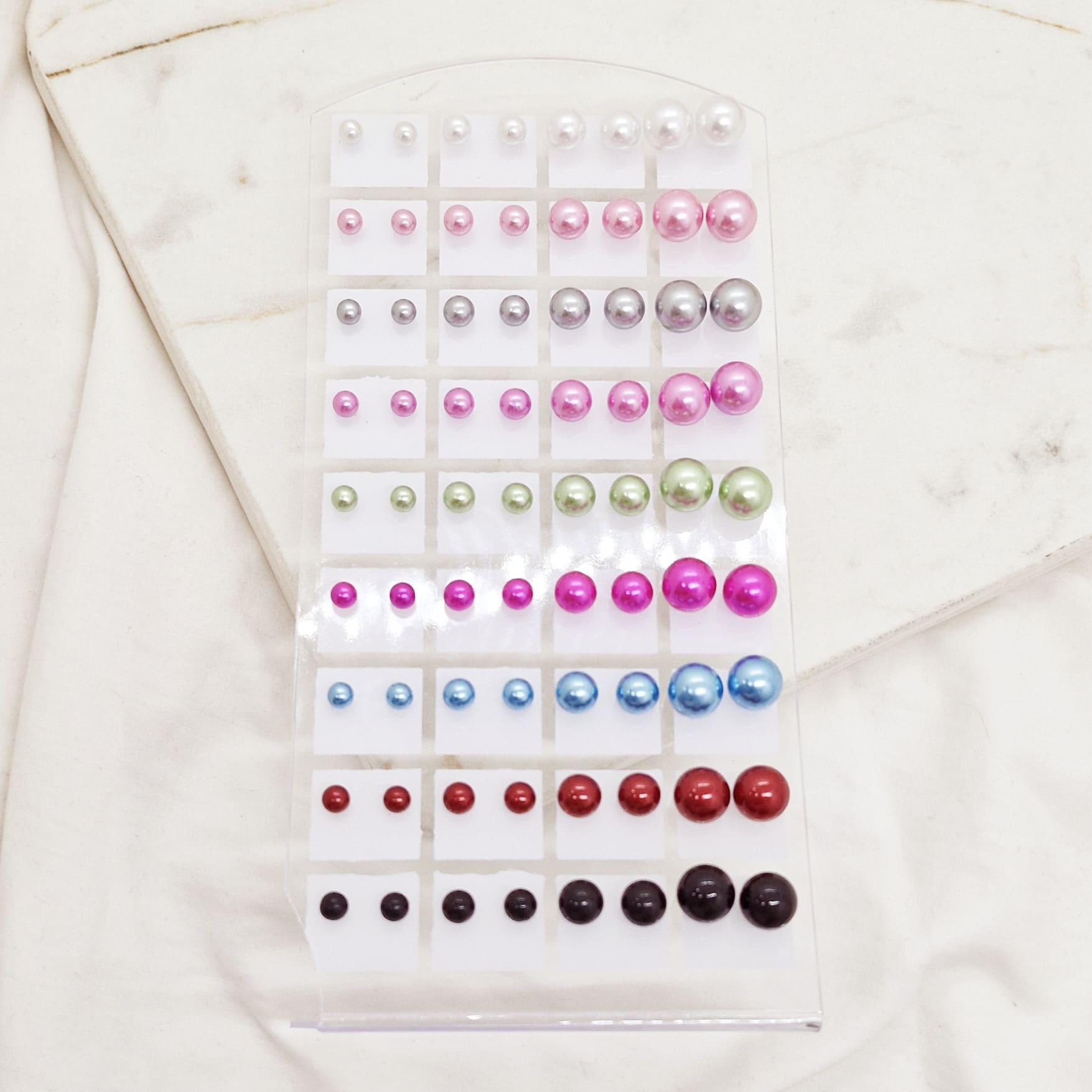 Imagen de producto BLISTER AROS DE PERLAS COLORES