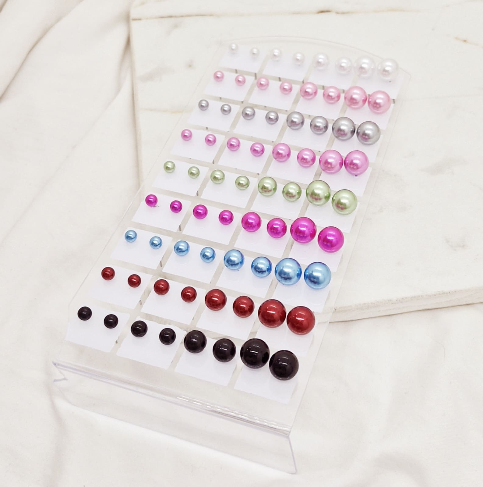 Imagen de producto BLISTER AROS DE PERLAS COLORES