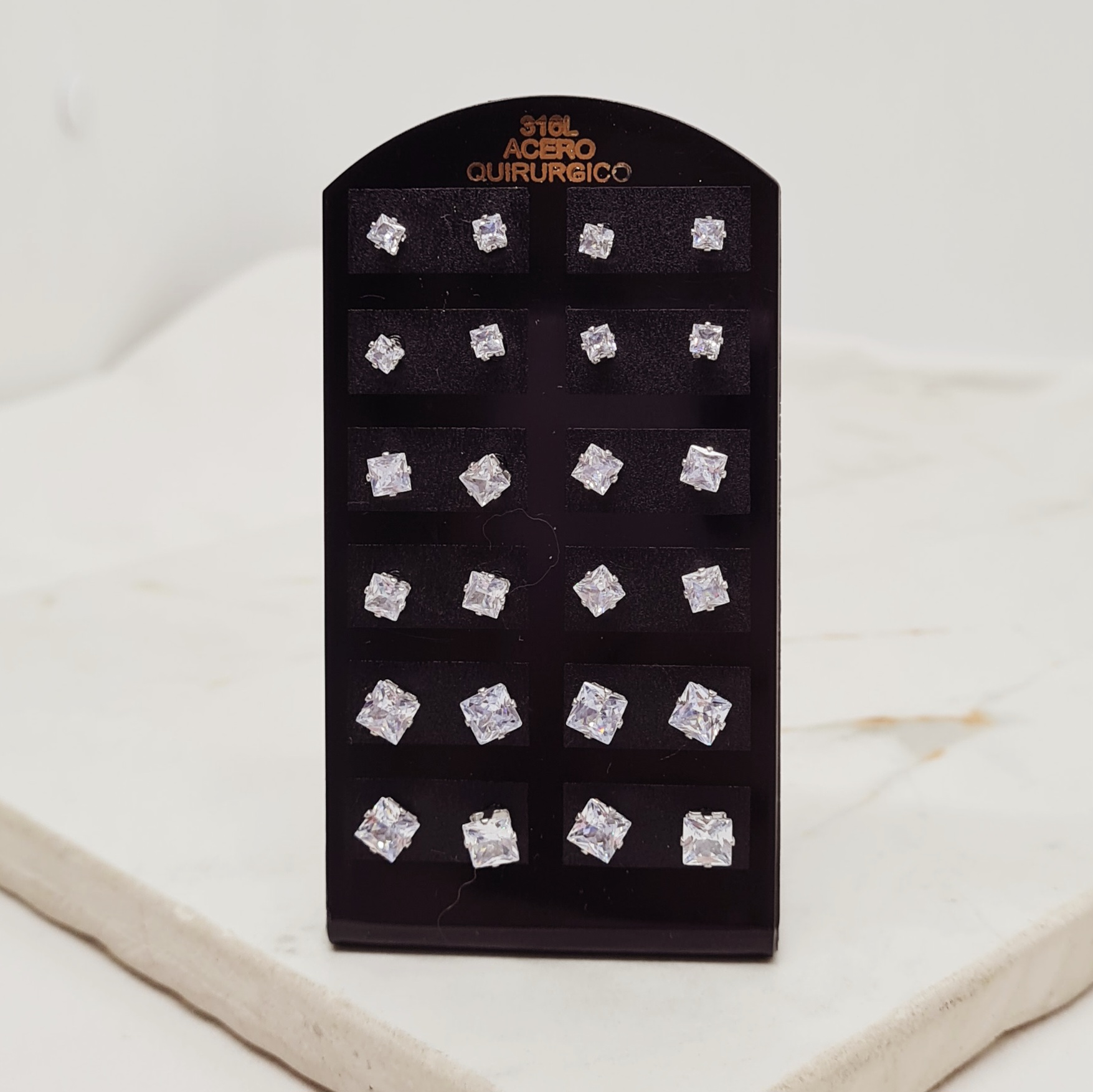 Imagen de producto BLISTER AROS DE CUBIC CUADRADOS