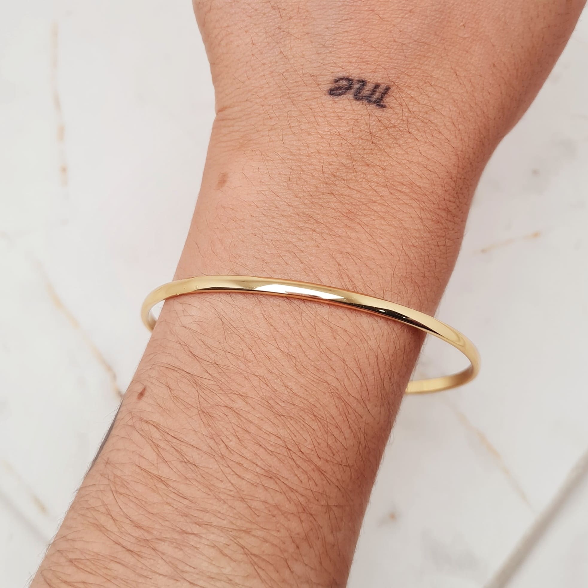 Imagen de producto PULSERA ACERO DORADO ESCLAVA