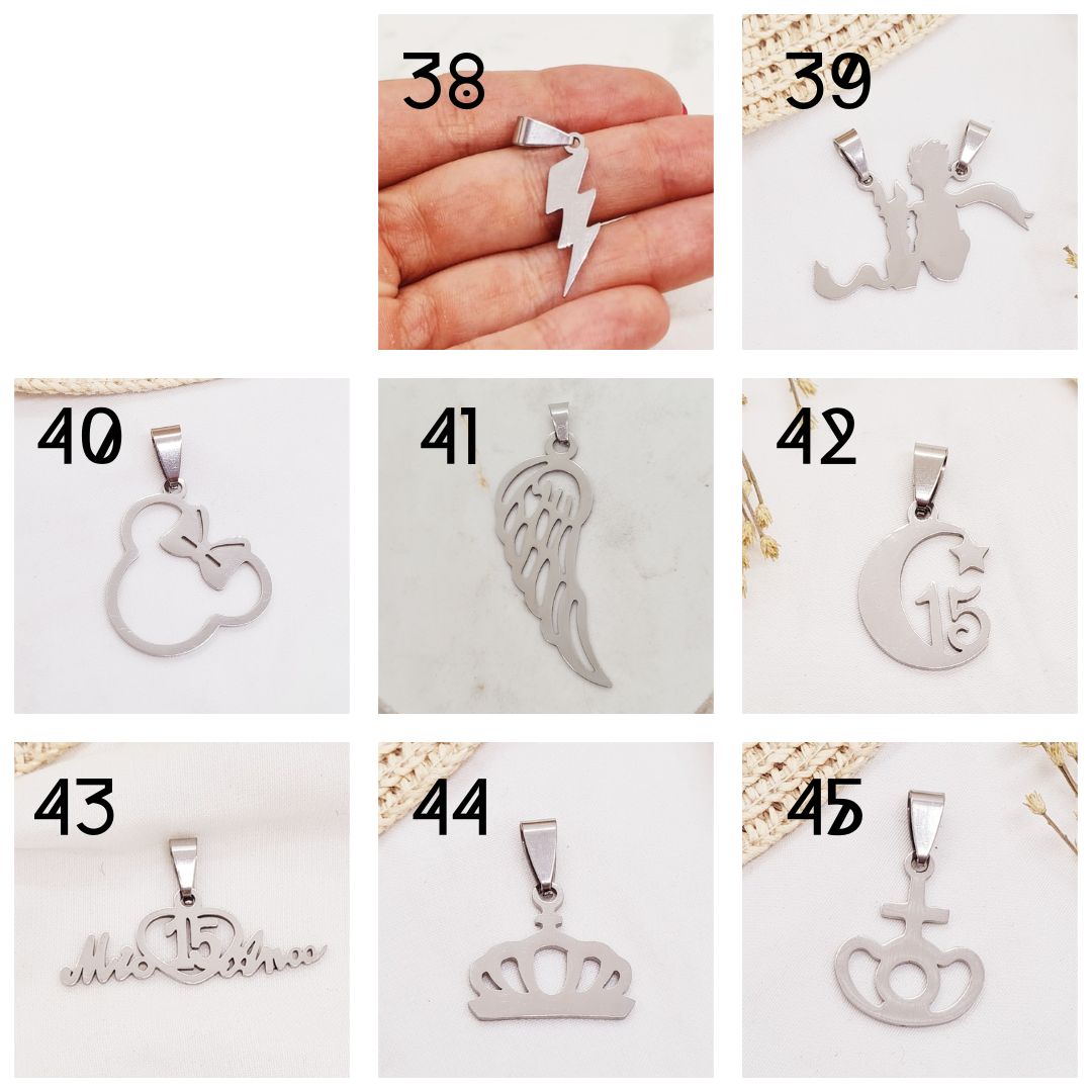 Imagen de producto CONJUNTO CADENA FINA + DIJE