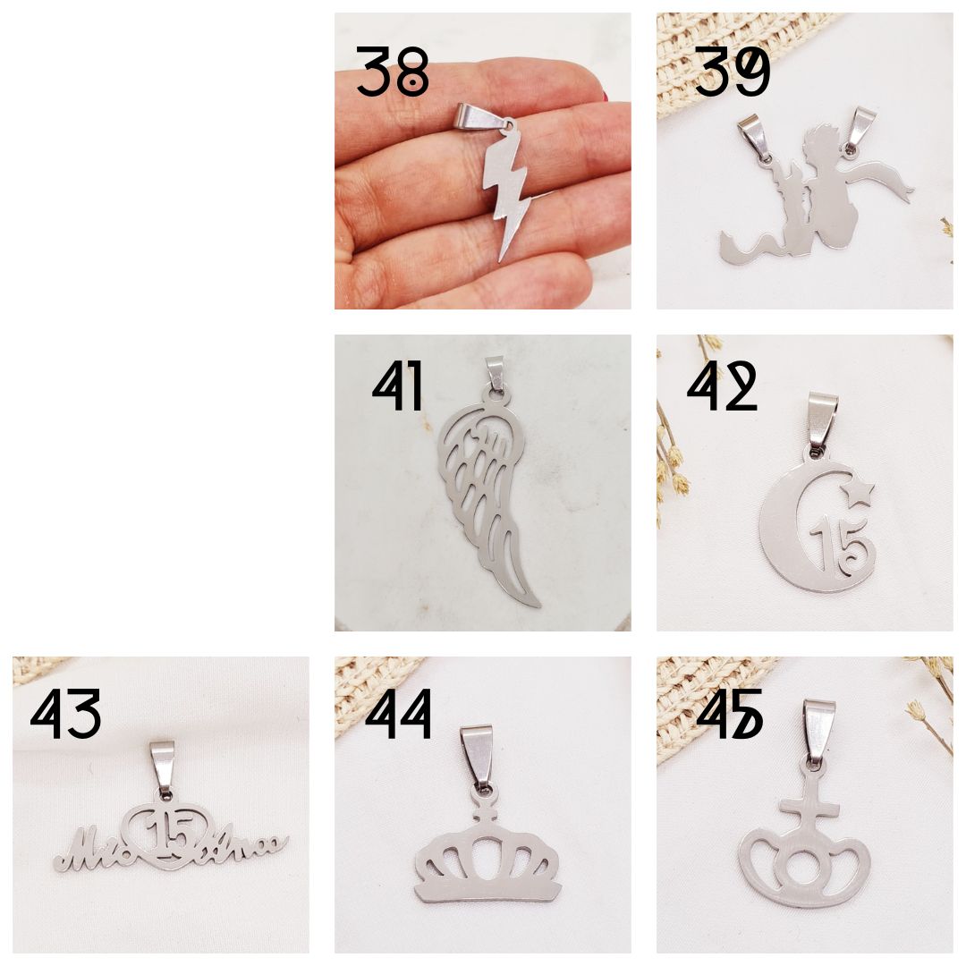 Imagen de producto CONJUNTO CADENA FINA + DIJE