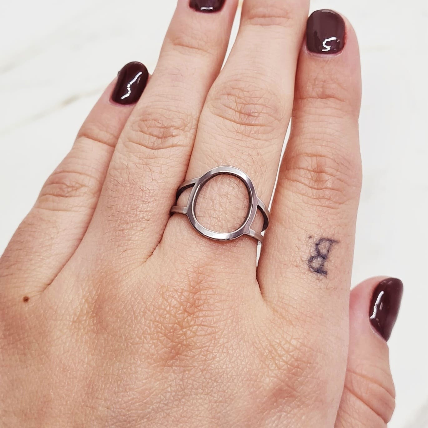 Imagen de producto ANILLO DOBLE LINEA - OVALADO