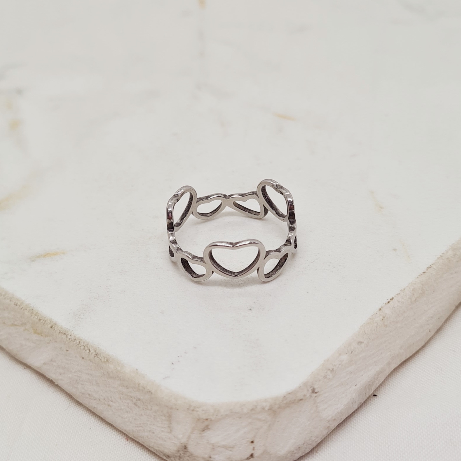 Imagen de producto ANILLO CORAZONES CONTINUOS GRANDES Y CHICOS