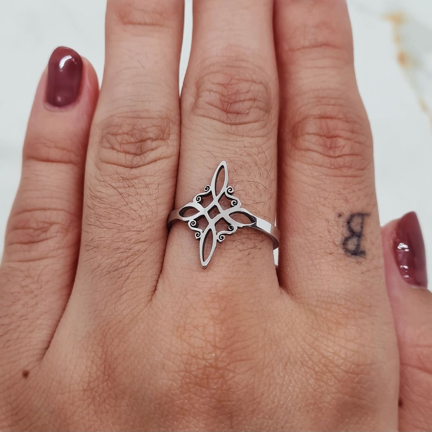 Imagen de producto ANILLO NUDO DE BRUJAS MEDIANO