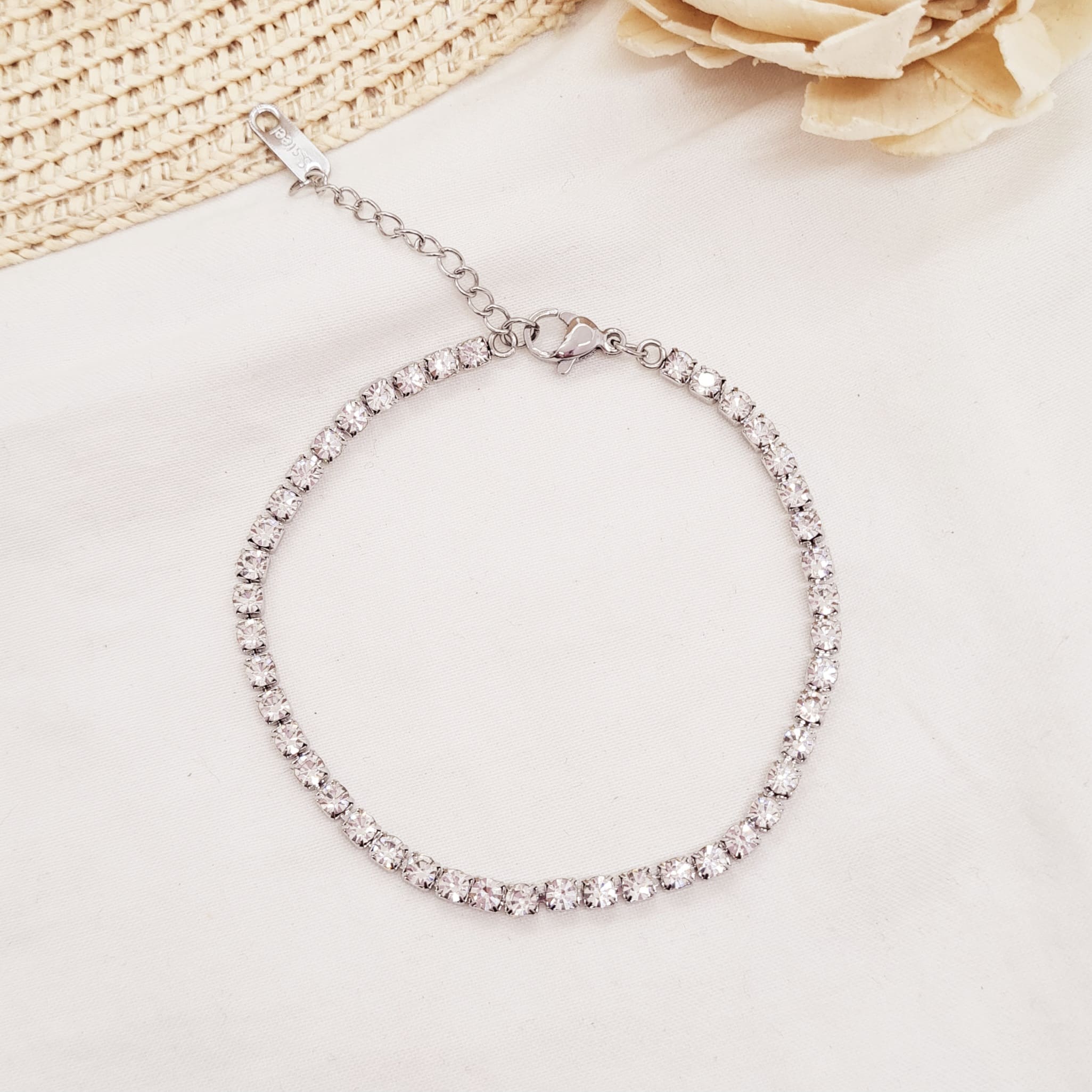 Imagen de producto PULSERA FULL CUBICS TRANSPARENTES