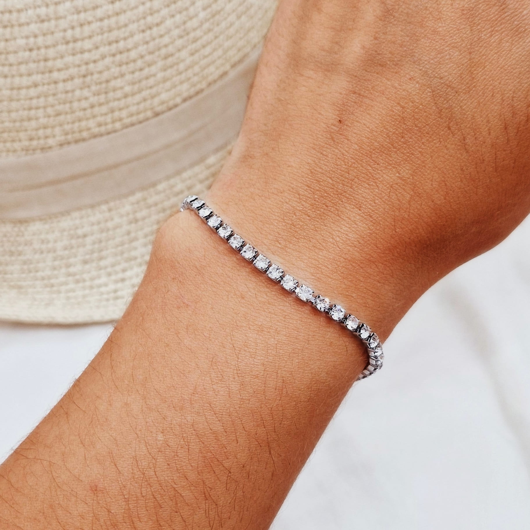 Imagen de producto PULSERA FULL CUBICS TRANSPARENTES