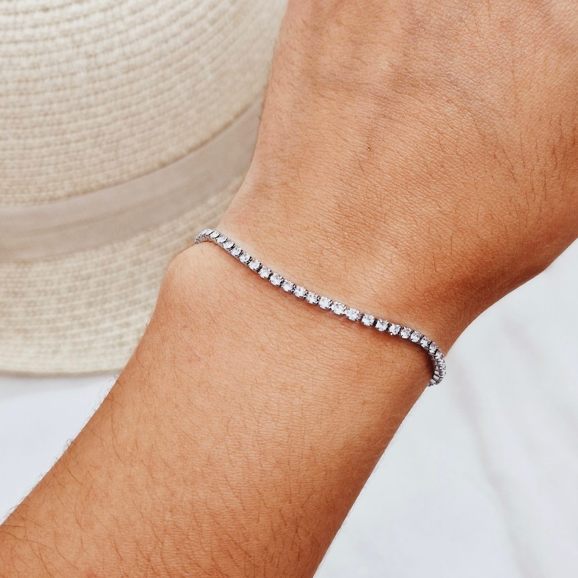 Imagen de producto PULSERA FULL CUBICS TRANSPARENTES