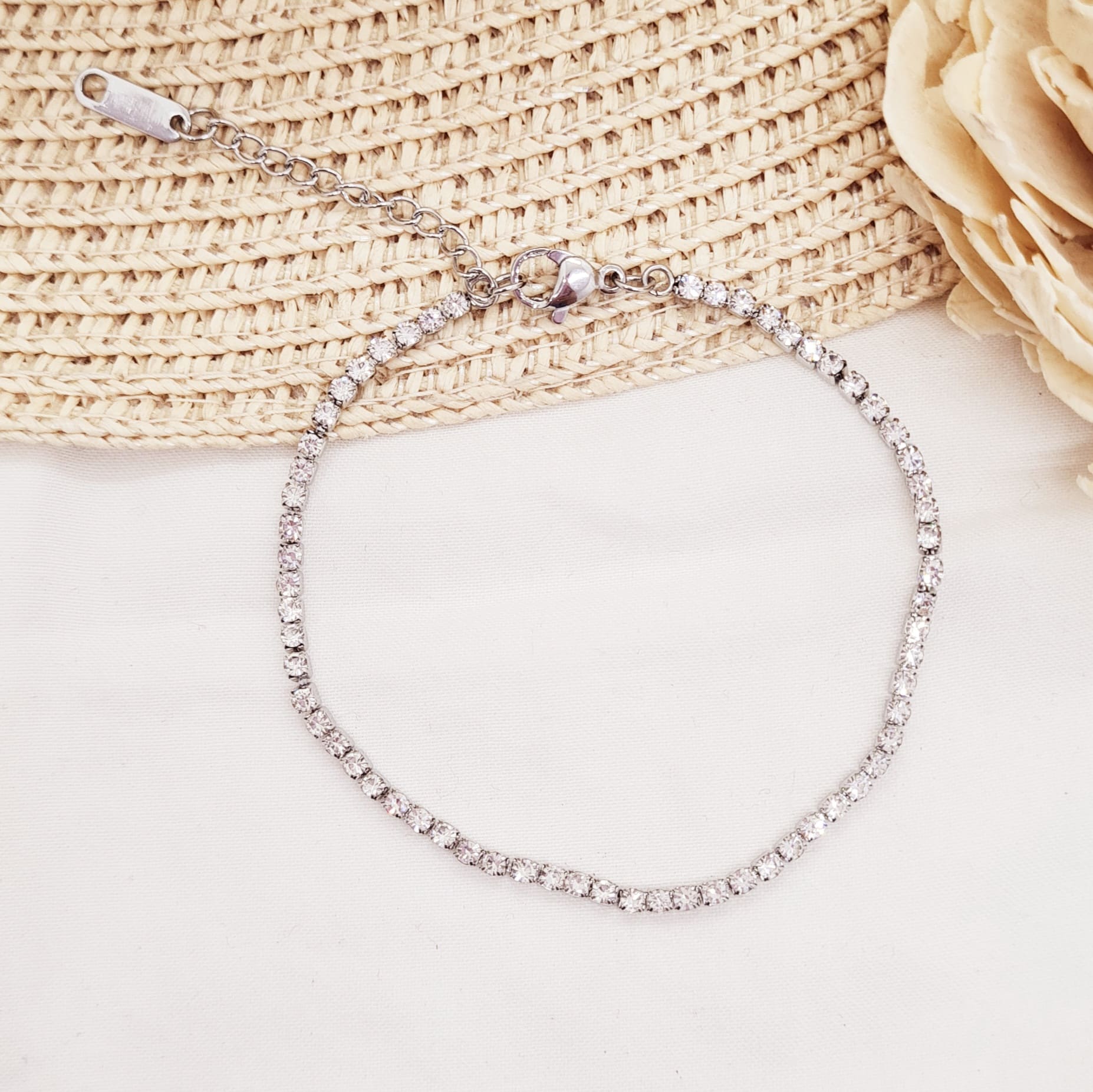 Imagen de producto PULSERA FULL CUBICS TRANSPARENTES