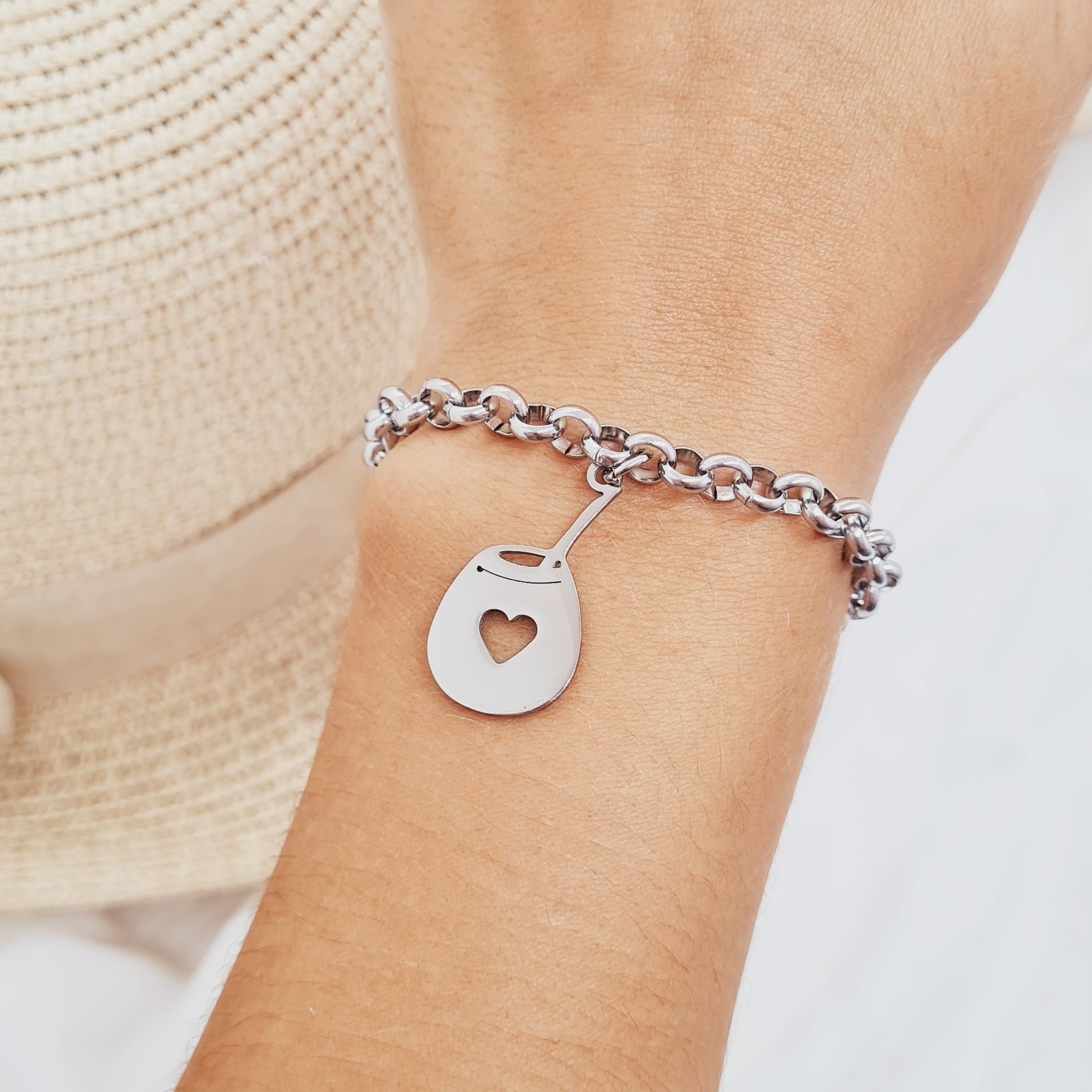 Imagen de producto PULSERA CON DIJE - MATE