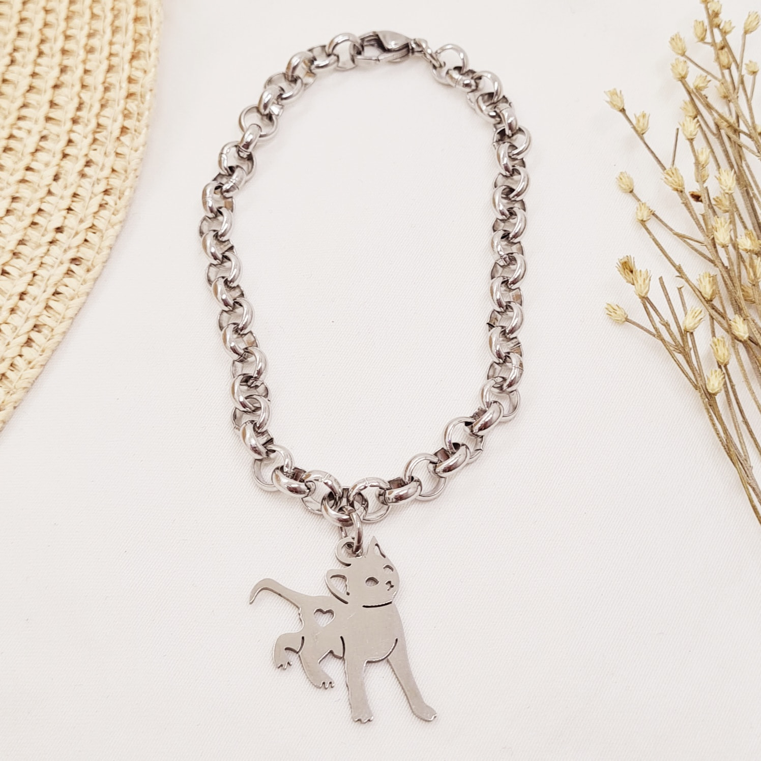 Imagen de producto PULSERA CON DIJE - GATO