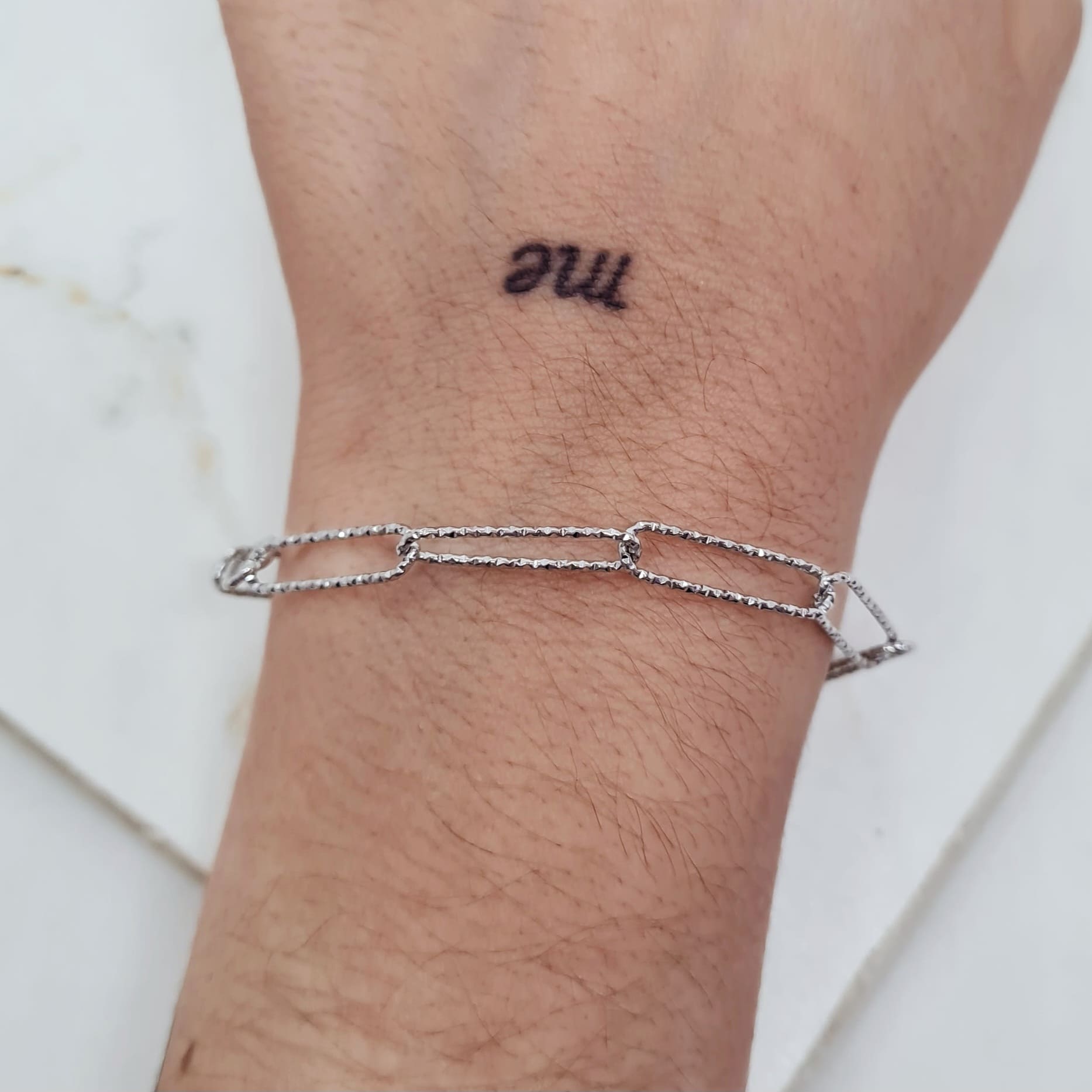 Imagen de producto PULSERA ESLABON OVALADO GRANDE LABRADO