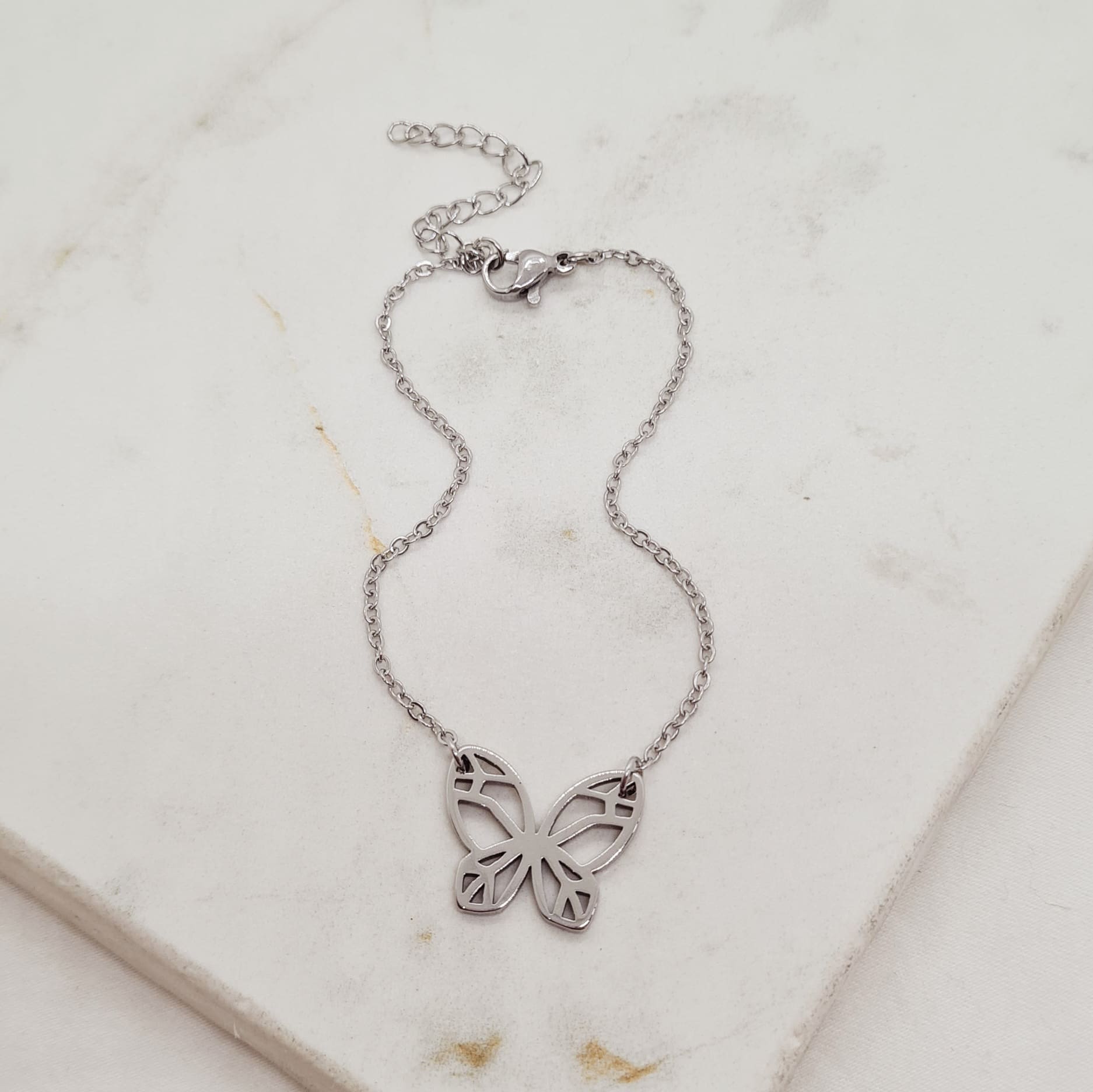 Imagen de producto PULSERA FINA ENGARZADA - MARIPOSA