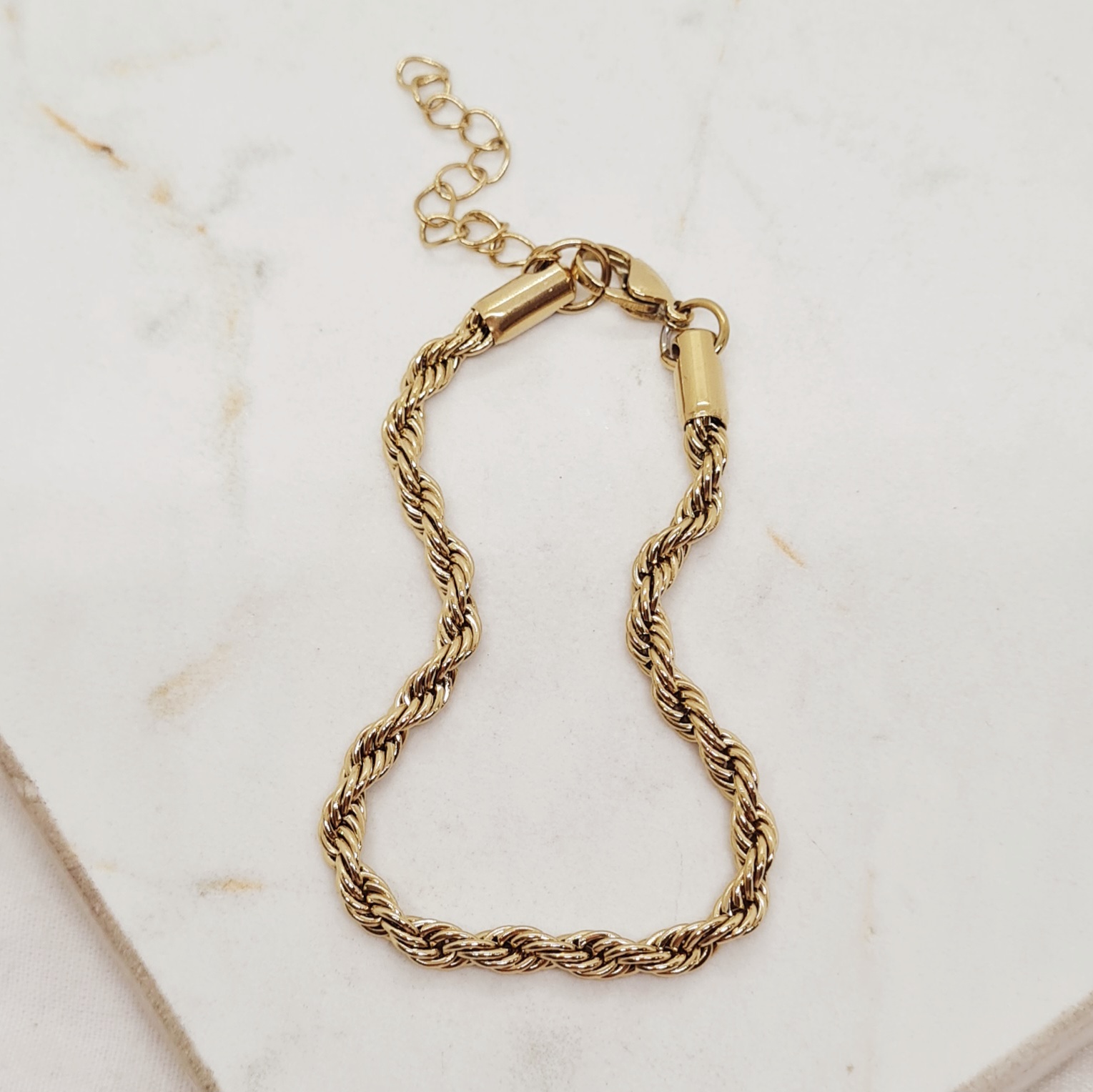 Imagen de producto PULSERA ACERO DORADO TOURBILLON 0.8 mm