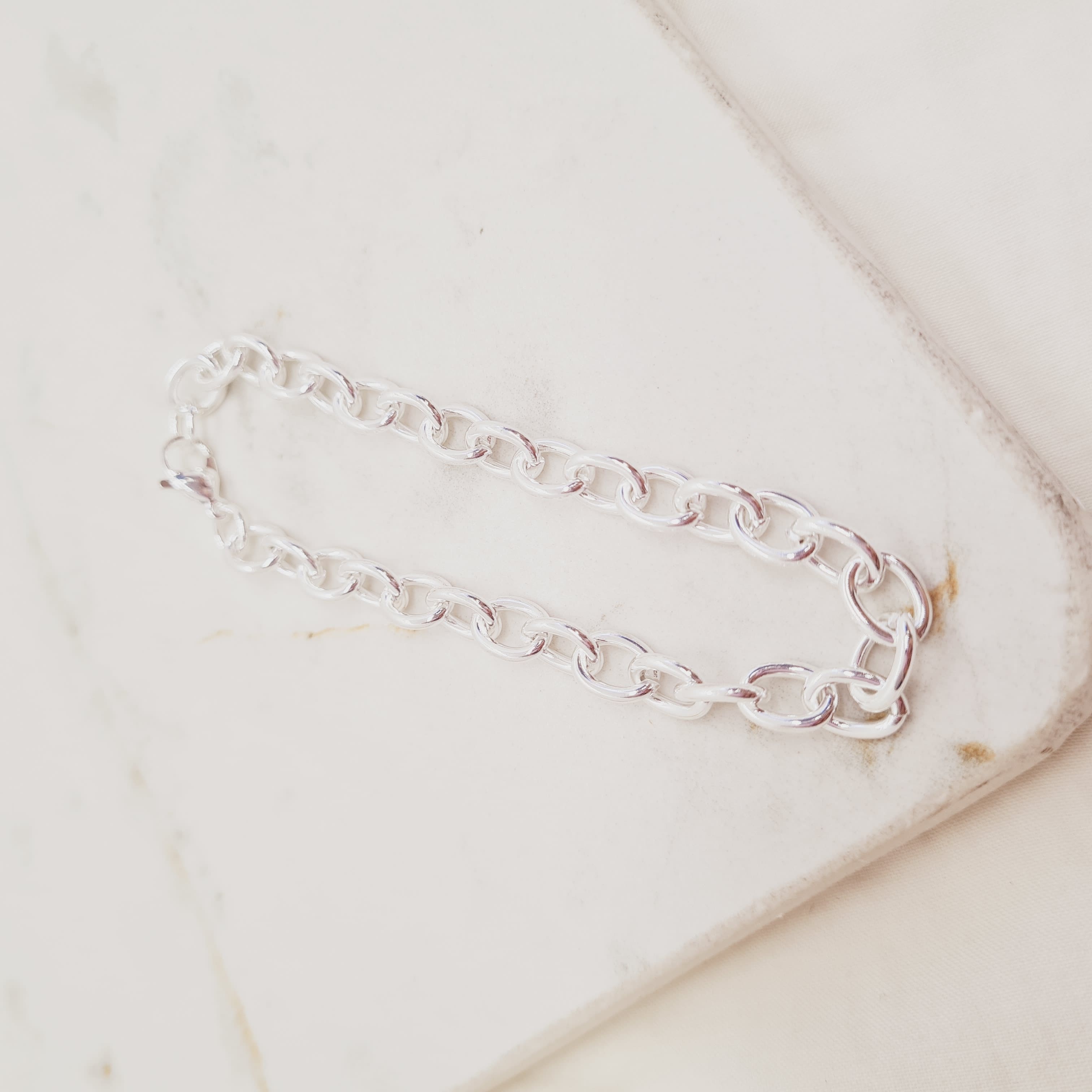 Imagen de producto PULSERA ACERO BLANCO TIFFANY GRUESA 1.6 mm
