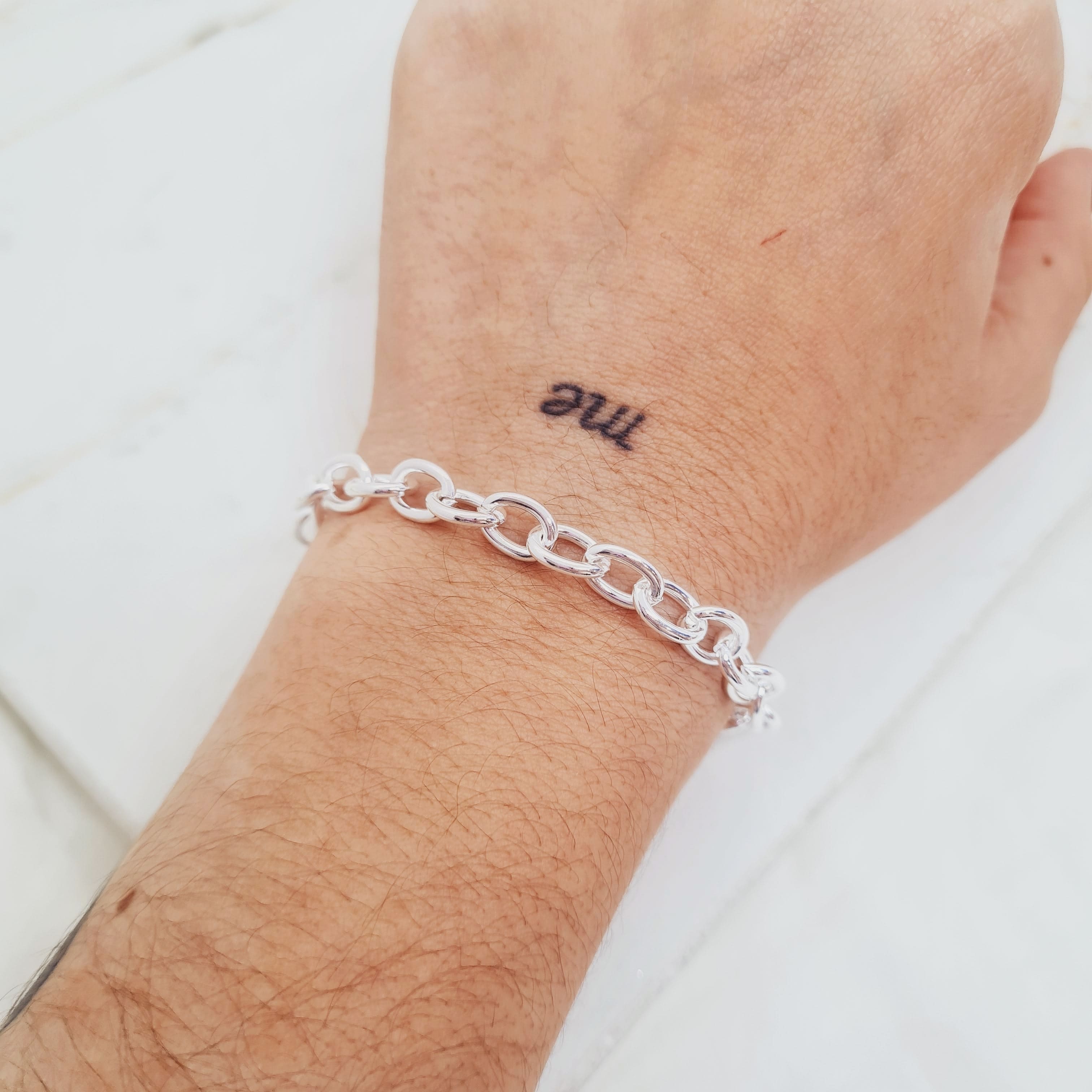 Imagen de producto PULSERA ACERO BLANCO TIFFANY GRUESA 1.6 mm