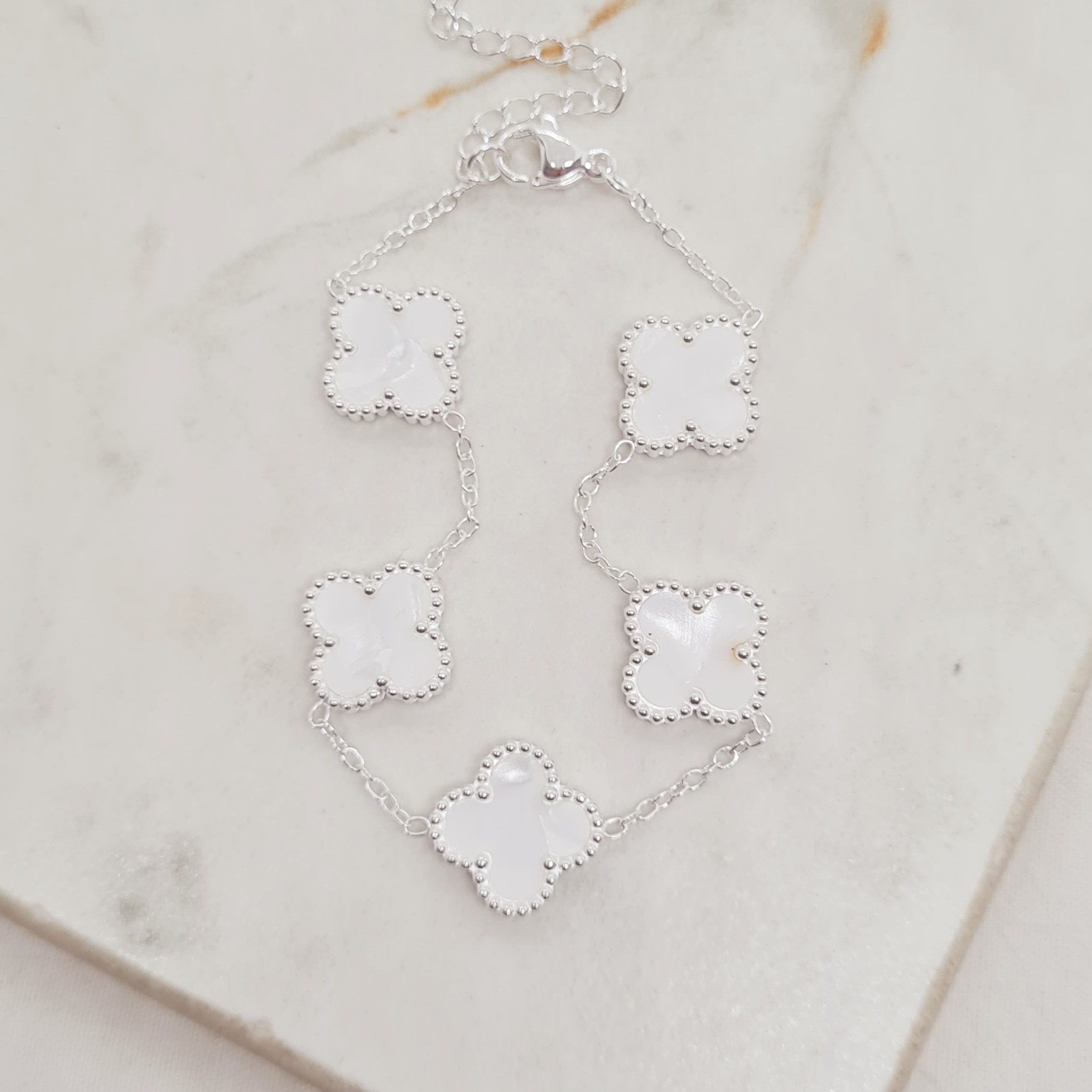 Imagen de producto PULSERA ACERO BLANCO VAN CLEEF - BLANCO