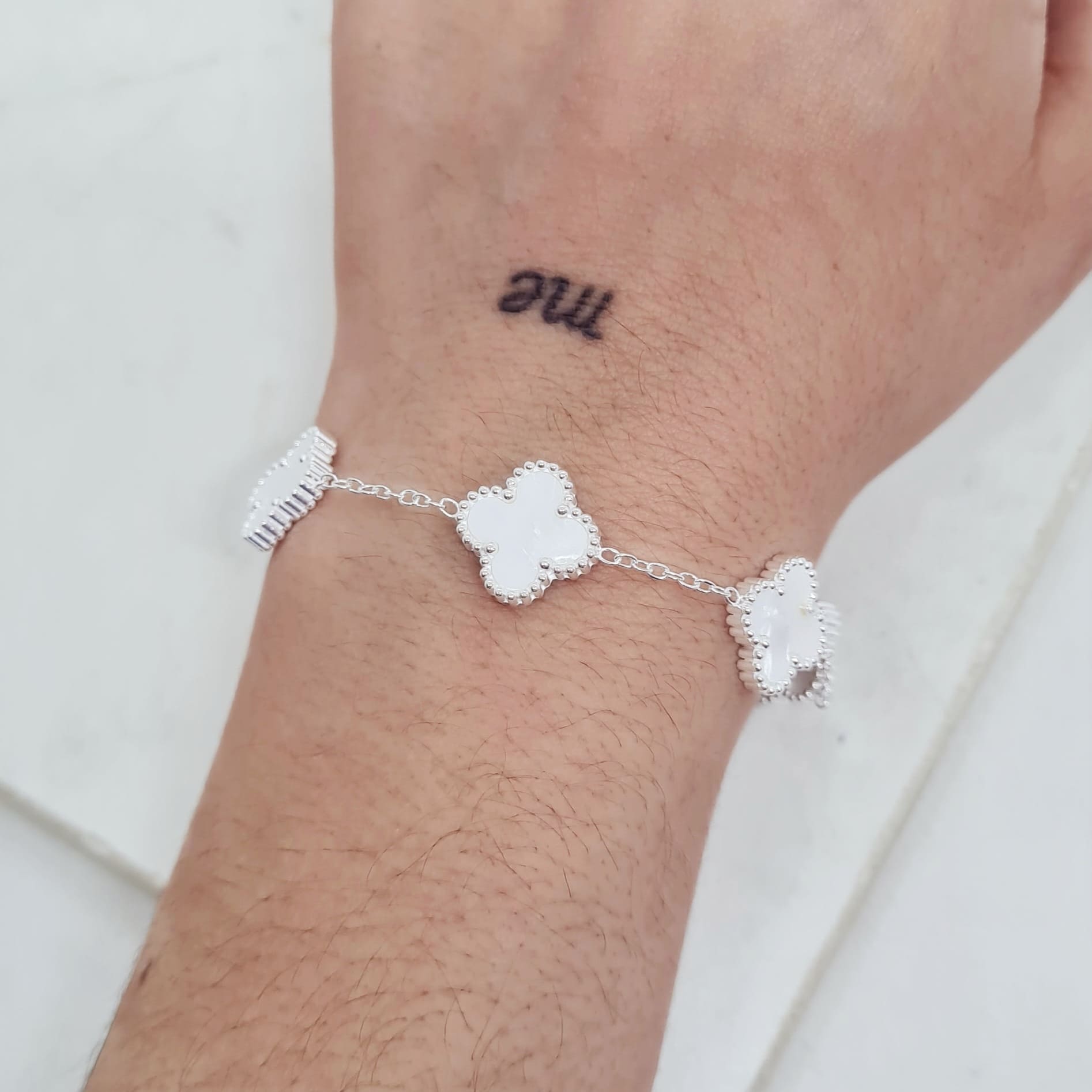 Imagen de producto PULSERA ACERO BLANCO VAN CLEEF - BLANCO