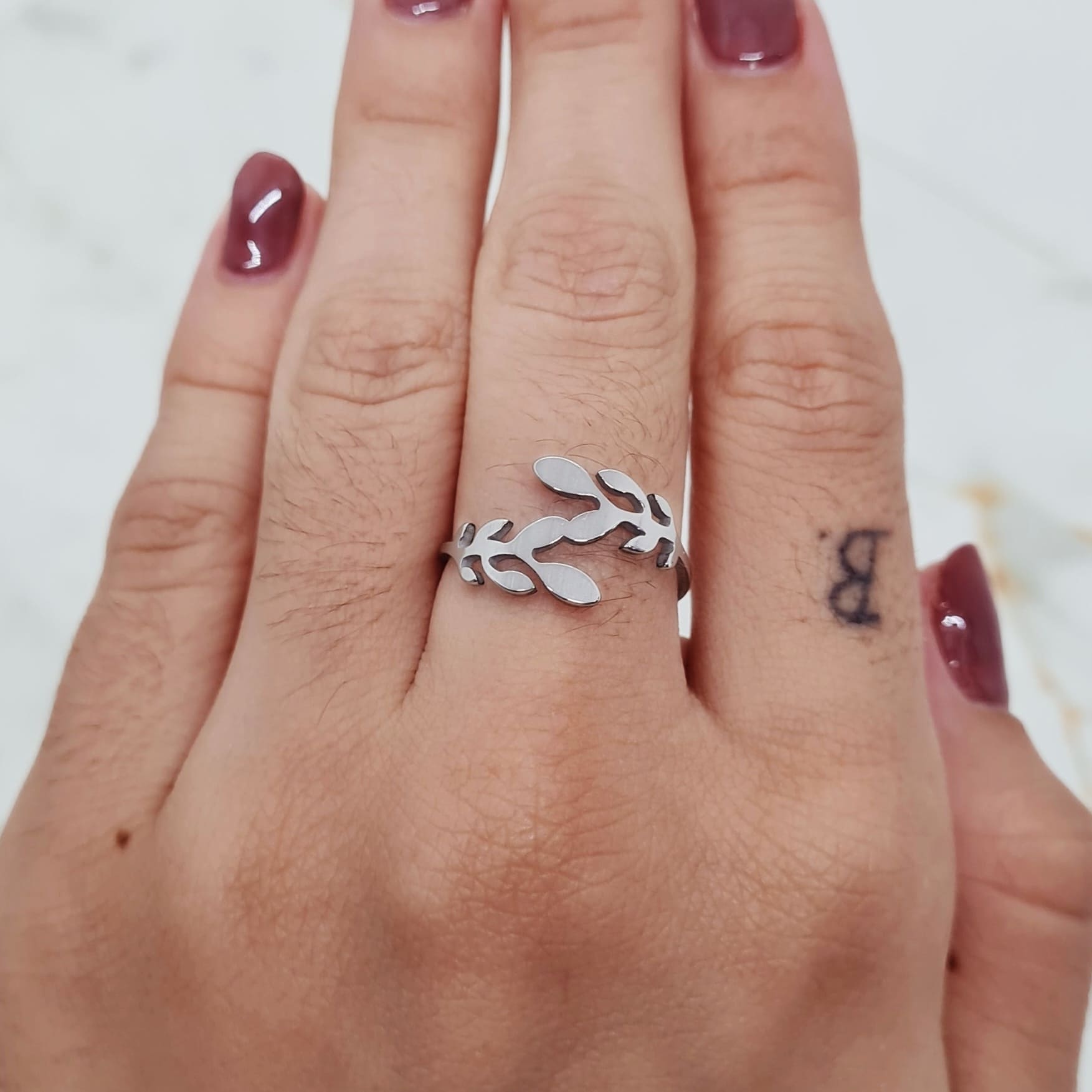 Imagen de producto ANILLO LAUREL CRUZADO