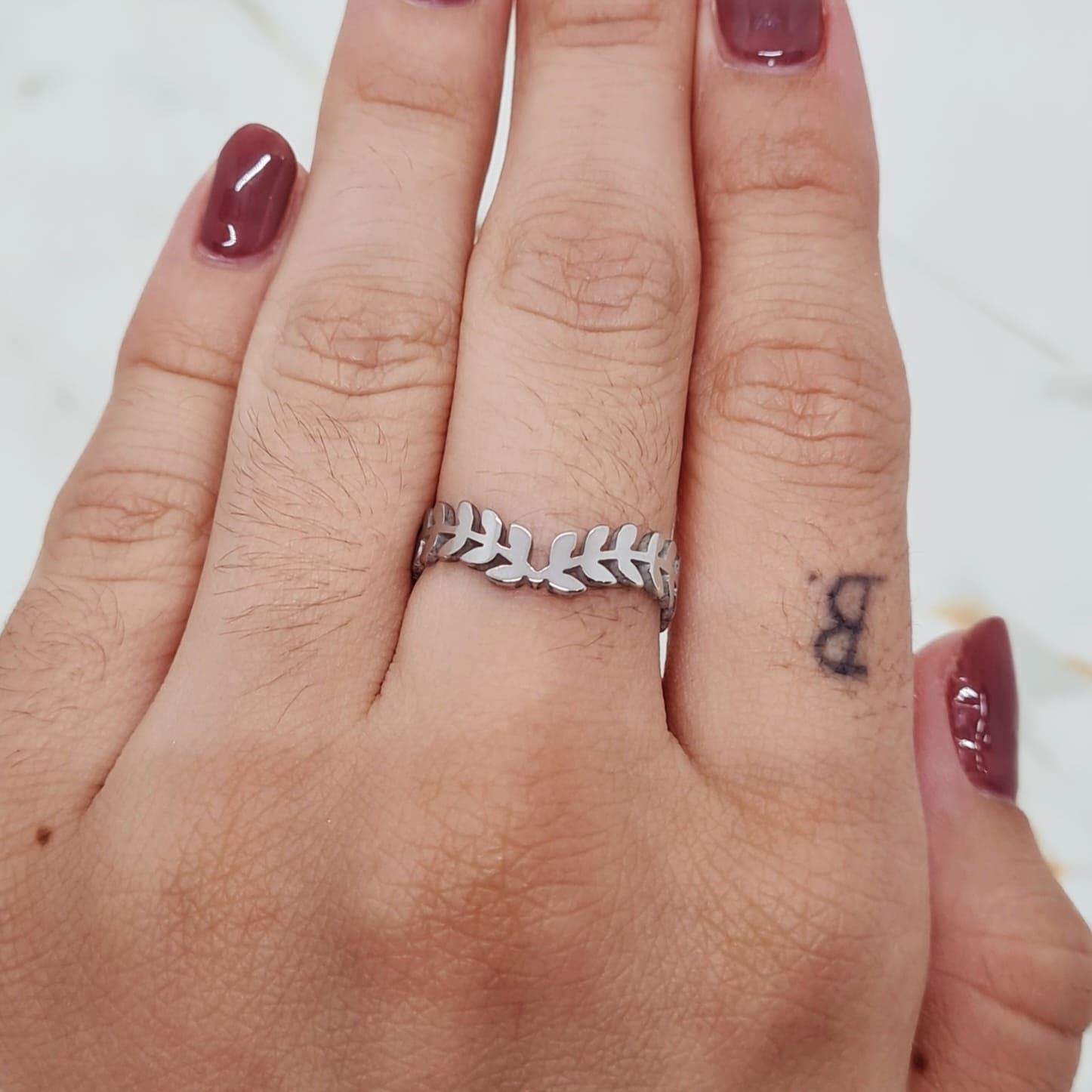 Imagen de producto ANILLO LAUREL EN V