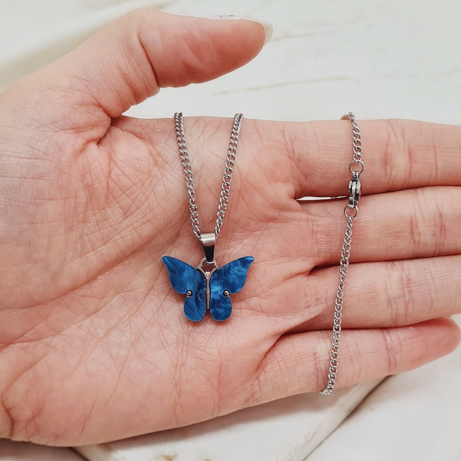 Imagen de producto COLLAR MARIPOSA GRANDE - TURQUESA