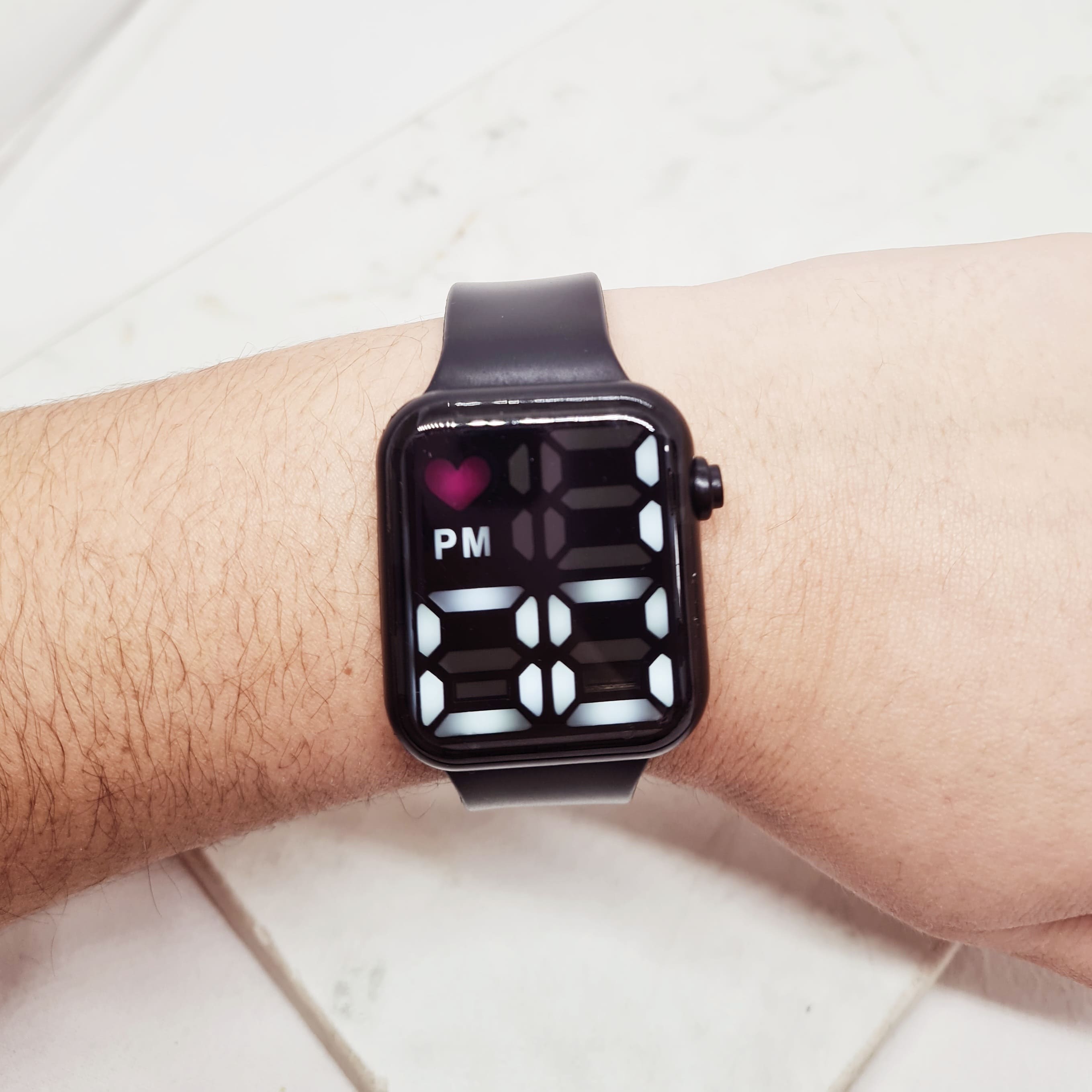 Imagen de producto RELOJ DIGITAL CUADRADO MODELO 2 - NEGRO