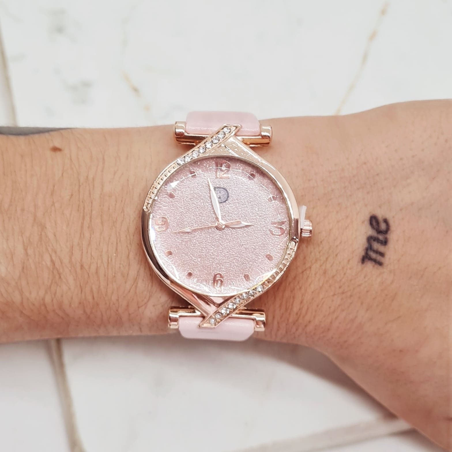 Imagen de producto RELOJ ELEGANT GLITTER ROSA