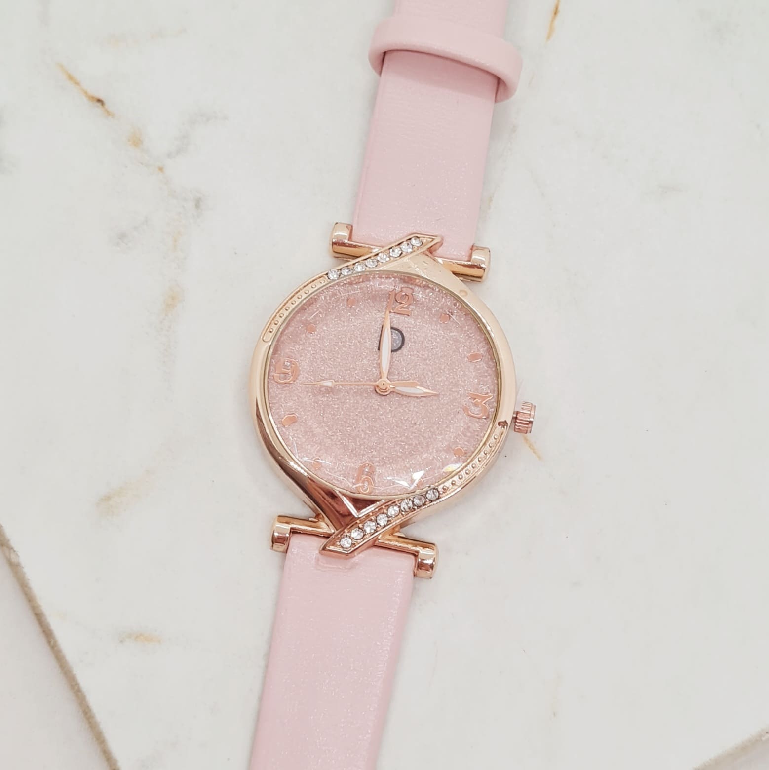 Imagen de producto RELOJ ELEGANT GLITTER ROSA