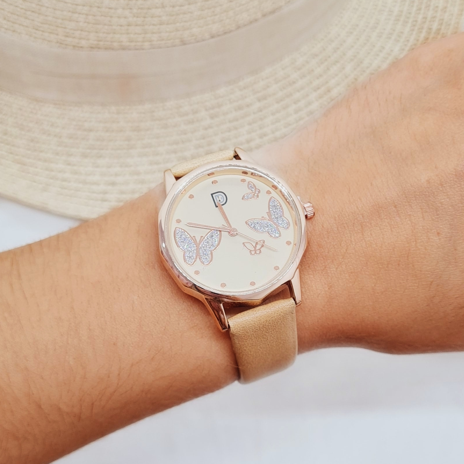 Imagen de producto RELOJ MARIPOSAS NUDE