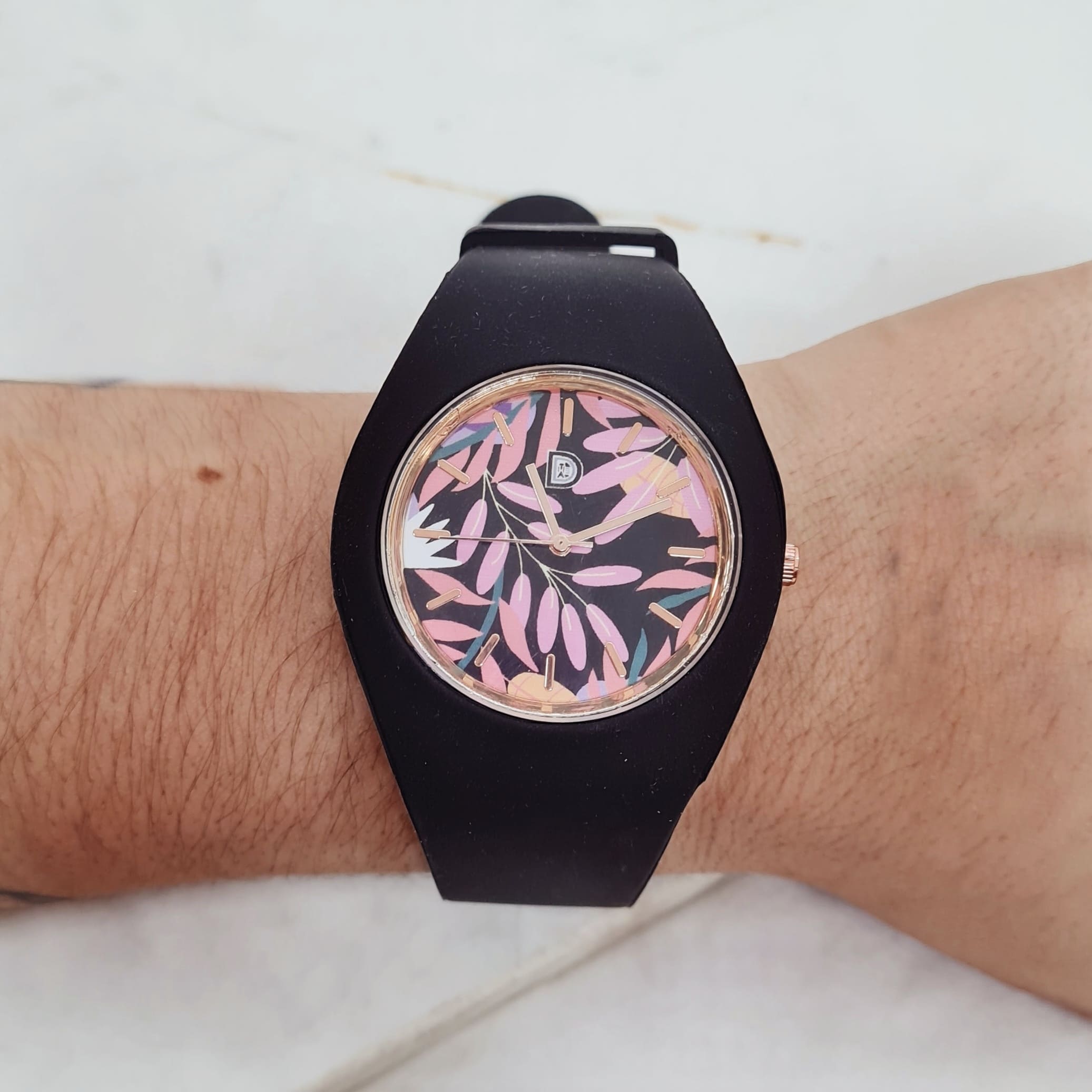 Imagen de producto RELOJ TROPICAL NEGRO