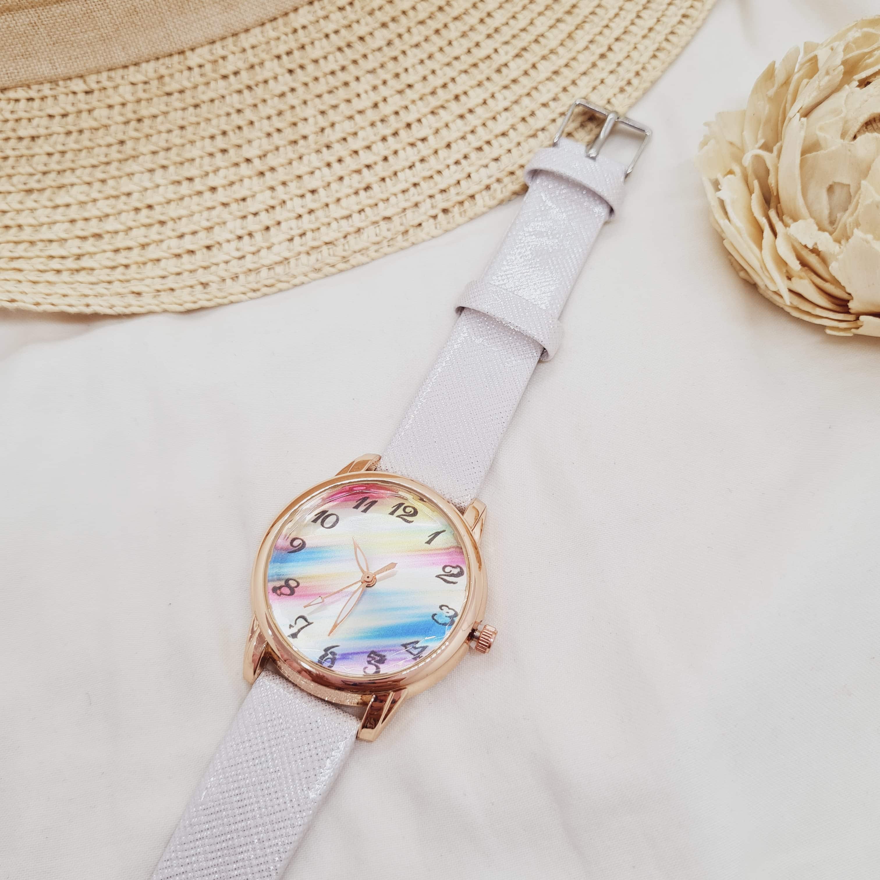 Imagen de producto RELOJ RAINBOW BLANCO