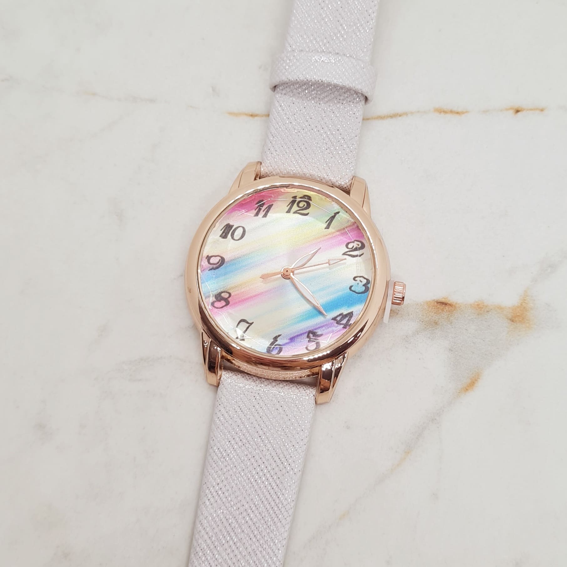 Imagen de producto RELOJ RAINBOW BLANCO