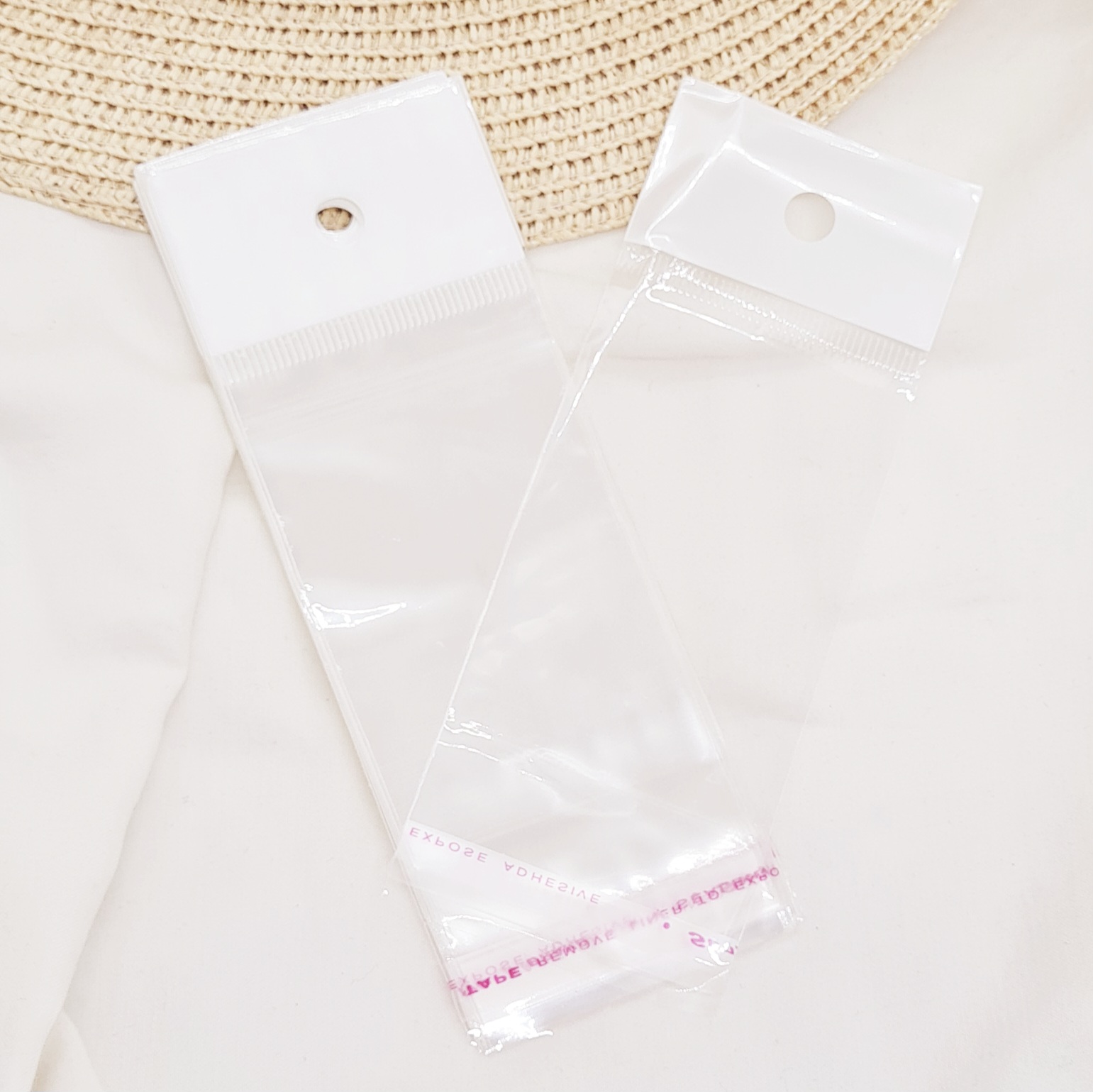 Imagen de producto BOLSA CON CIERRE ADHESIVO X100 UNIDADES - 5X8 CM - PARA COLGAR
